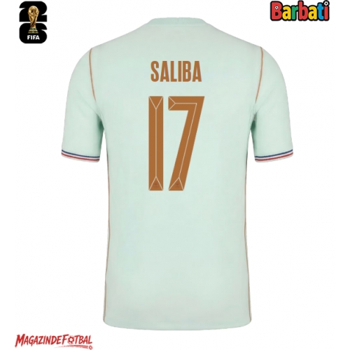 Franța William Saliba #17 Tricou Fotbal Replică Mondial 2026 Barbati Deplasare Franța William Saliba #17 Tricou Fotbal Replică Mondial 2026 Barbati Deplasare